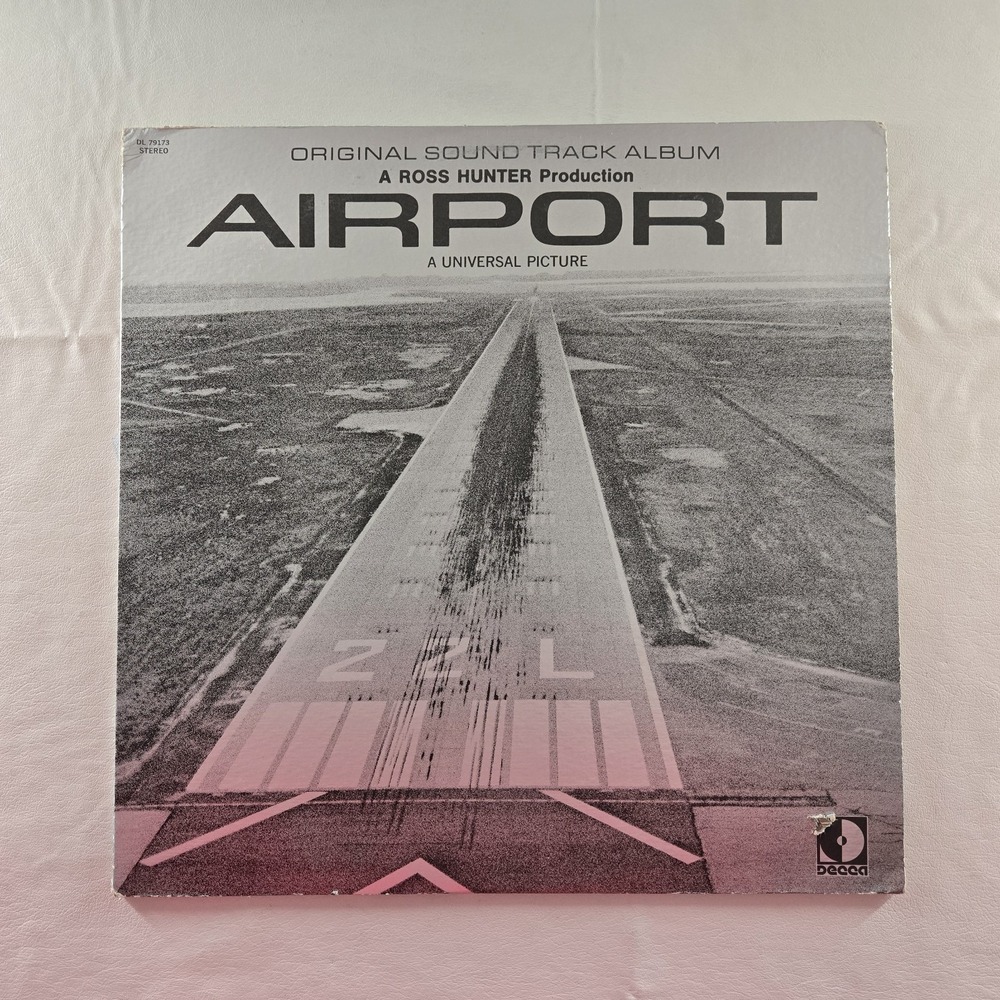 Airport Original Sound Track Album 1970 Alfred Newman Vinyl LP DL79173 VG Tested
